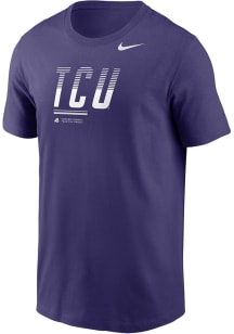 Nike TCU Horned Frogs Purple Shift Legend Short Sleeve T Shirt