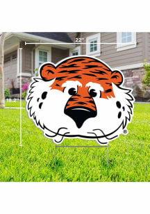 Auburn Tigers Mascot Yard Sign - White