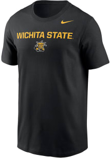 Nike Wichita State Shockers Black Primary Logo Legend Short Sleeve T Shirt