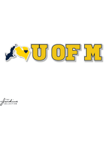 Jardine Michigan Wolverines 10x1 Auto Decal -