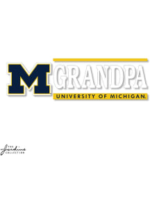 Jardine Michigan Wolverines 6.5x2 Auto Decal - Blue