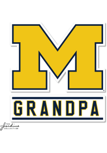 Jardine Michigan Wolverines 3.25x3.5 Auto Decal -