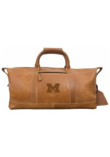 Jardine Michigan Wolverines Tan Team Gym Bag