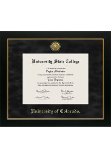 Colorado Buffaloes Medallion Manchester Diploma Frame - Black