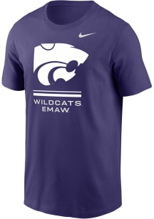 Nike K-State Wildcats Purple Dri-Fit Core Short Sleeve T Shirt