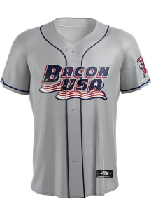 Lehigh Valley Ironpigs Mens Replica Sublimated Jersey - Grey
