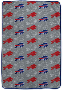 Buffalo Bills Twin XL Plush 65 x 90 Fleece Blanket - Blue