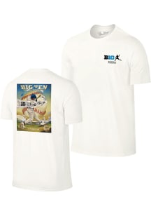 Big Ten Natural 2026 Big Ten Baseball Tournament Poster Short Sleeve T Shirt
