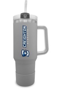 Creighton Bluejays team logo and colors Stainless Steel Tumbler - Grey