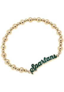 Michigan State Spartans Autograph Stretch Womens Bracelet