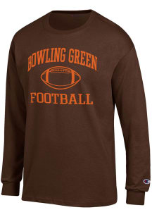 Champion Bowling Green Falcons Brown Football Icon Jersey Long Sleeve T Shirt