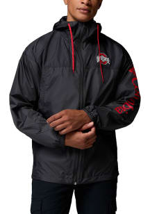 Columbia Ohio State Buckeyes Mens Dark Grey Flash Challenger II Light Weight Jacket