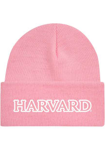 Legacy Harvard Crimson Cuff Baby Knit Hat - Pink