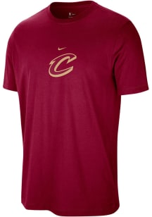 Nike Cleveland Cavaliers Maroon Primary Logo Short Sleeve T Shirt