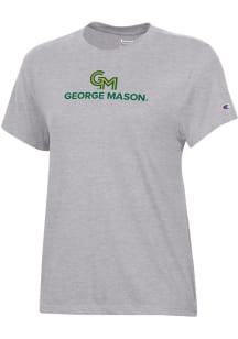 Champion George Mason University Womens Grey Core Short Sleeve T-Shirt