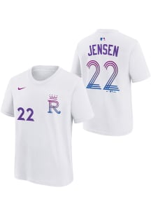 Carter Jensen Kansas City Royals Youth White City Connect NN Player Tee