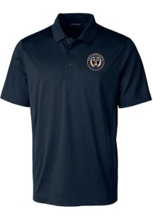 Cutter and Buck Philadelphia Union Mens Navy Blue Prospect Short Sleeve Polo