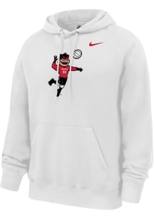 Nike Cincinnati Bearcats Mens White Volleyball Bearcat Long Sleeve Hoodie