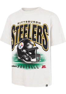47 Pittsburgh Steelers White Team Flex Foundation Short Sleeve Fashion T Shirt