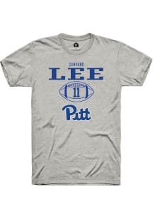 Censere Lee  Pitt Panthers Ash Rally NIL Sport Icon Short Sleeve T Shirt