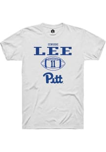 Censere Lee  Pitt Panthers White Rally NIL Sport Icon Short Sleeve T Shirt