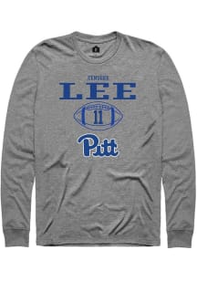 Censere Lee  Pitt Panthers Graphite Rally NIL Sport Icon Long Sleeve T Shirt