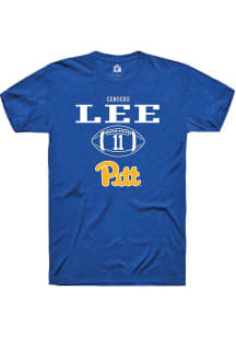 Censere Lee  Pitt Panthers Blue Rally NIL Sport Icon Short Sleeve T Shirt