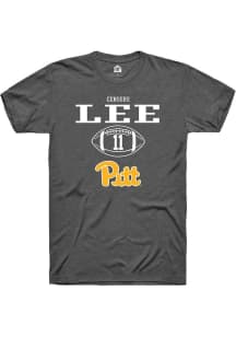 Censere Lee  Pitt Panthers Dark Grey Rally NIL Sport Icon Short Sleeve T Shirt