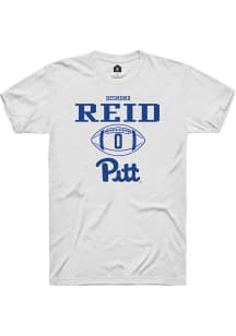 Desmond Reid  Pitt Panthers White Rally NIL Sport Icon Short Sleeve T Shirt