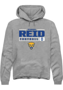 Desmond Reid  Rally Pitt Panthers Mens Graphite NIL Stacked Box Long Sleeve Hoodie