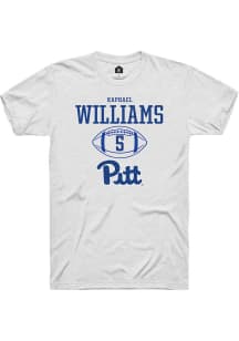 Raphael Williams  Pitt Panthers White Rally NIL Sport Icon Short Sleeve T Shirt