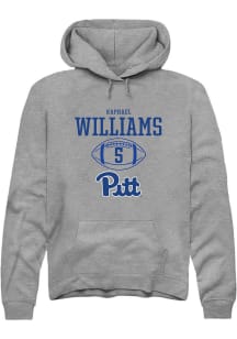 Raphael Williams  Rally Pitt Panthers Mens Graphite NIL Sport Icon Long Sleeve Hoodie