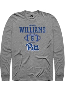 Raphael Williams  Pitt Panthers Graphite Rally NIL Sport Icon Long Sleeve T Shirt