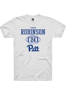 Tyreek Robinson  Pitt Panthers White Rally NIL Sport Icon Short Sleeve T Shirt