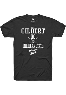 Dolan Gilbert  Michigan State Spartans Black Rally NIL Sport Icon Short Sleeve T Shirt