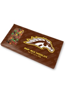 Western Michigan Broncos Window Milk Chocolate w/ M&M's Candy