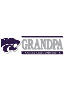 K-State Wildcats 6x2 Grandpa Auto Decal - Purple