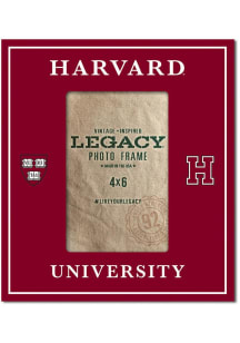 Harvard Crimson 6x4 Vertical Picture Frame - Crimson