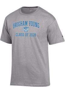 Champion BYU Cougars Grey Font Class of 2028 Jersey Short Sleeve T Shirt