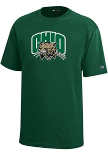 Champion Ohio Bobcats Youth Green Core Short Sleeve T-Shirt