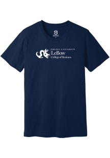 Summit Sportswear Drexel Dragons Navy Blue Bennett S LeBow College of Business Short Sleeve T Shir..