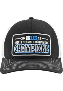 Zephyr UCLA Bruins 2025 B10 Mens Tennis Tournament Champs LR Dakota Trucker Adjustable Hat - Black