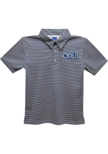 Vive La Fete Old Dominion Monarchs Toddler Navy Blue Pencil Stripe Short Sleeve Polo Shirt