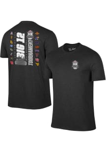 Big 12 Black 2026 Big 12 Men's Basketball Tournament Short Sleeve T Shirt