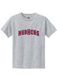 Summit Sportswear Toledo Mud Hens Youth Grey Alt Logo Wordmark Short Sleeve T-Shirt