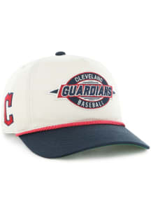 47 Cleveland Guardians White Frame Out Hitch Youth Adjustable Hat