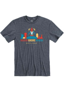 Rally Hopping Gnome Brewing Navy Blue Prime Logo Short Sleeve Fashion T Shirt
