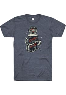 Rally Mother's Brewing Navy Blue Cobra Scare Short Sleeve Fashion T Shirt