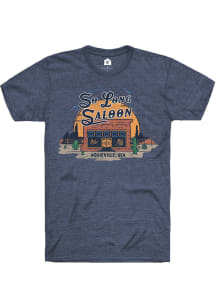 Rally So Long Navy Blue Western Sunset Short Sleeve Fashion T Shirt
