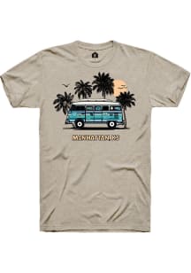 Rally Manhattan Tan Retro Bus Short Sleeve T Shirt